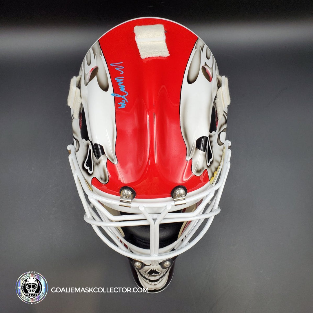 大学 兄弟割引 Goalie Signed Kiprusoff Kipper Miikka Mask V3 2010 Calgary スポーツ