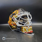 Miikka Kiprusoff Goalie Mask Unsigned Calgary V1 Tribute