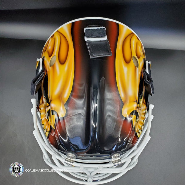 Miikka Kipper Kiprusoff Goalie Mask Unsigned Calgary V1 Tribute