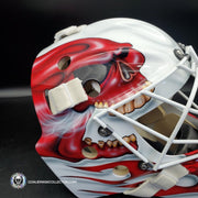 Miikka Kiprusoff Goalie Mask Unsigned Calgary V2 Tribute