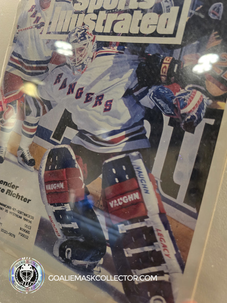 Presale: Mike Richter Signed Goalie Mask New York Classic 1994 Painted on LGR-CUBBERLY RICHTER 94 Shell Signature Edition Tribute