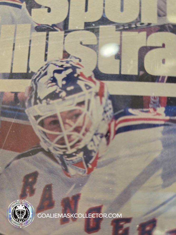 Presale: Mike Richter Signed Goalie Mask New York Classic 1994 Painted on LGR-CUBBERLY RICHTER 94 Shell Signature Edition Tribute