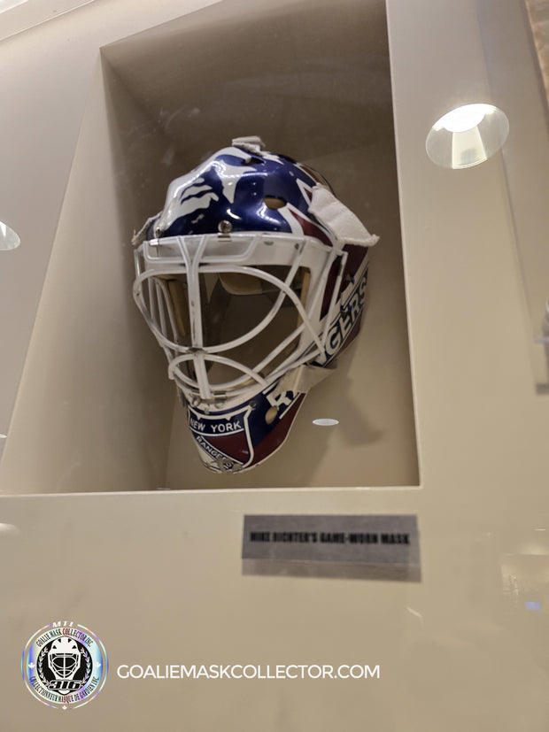 Presale: Mike Richter Signed Goalie Mask New York Classic 1994 Painted on LGR-CUBBERLY RICHTER 94 Shell Signature Edition Tribute