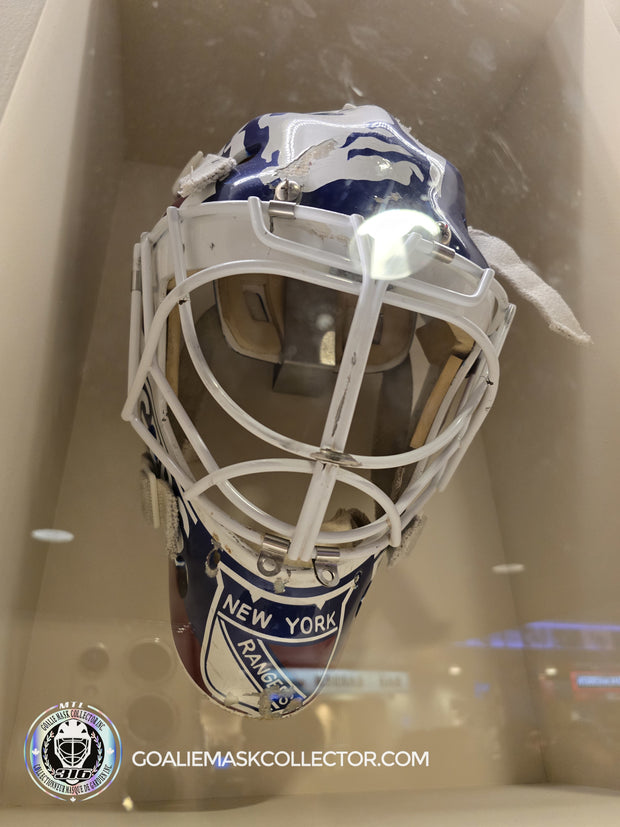 Presale: Mike Richter Signed Goalie Mask New York Classic 1994 Painted on LGR-CUBBERLY RICHTER 94 Shell Signature Edition Tribute