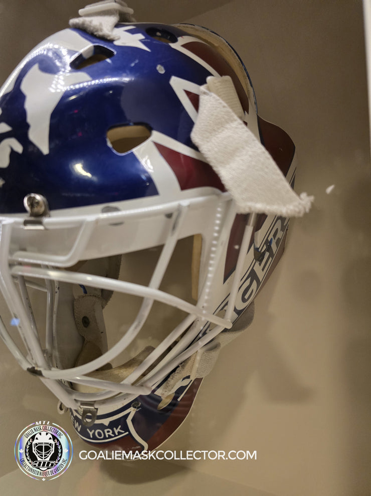 Presale: Mike Richter Signed Goalie Mask New York Classic 1994 Painted on LGR-CUBBERLY RICHTER 94 Shell Signature Edition Tribute