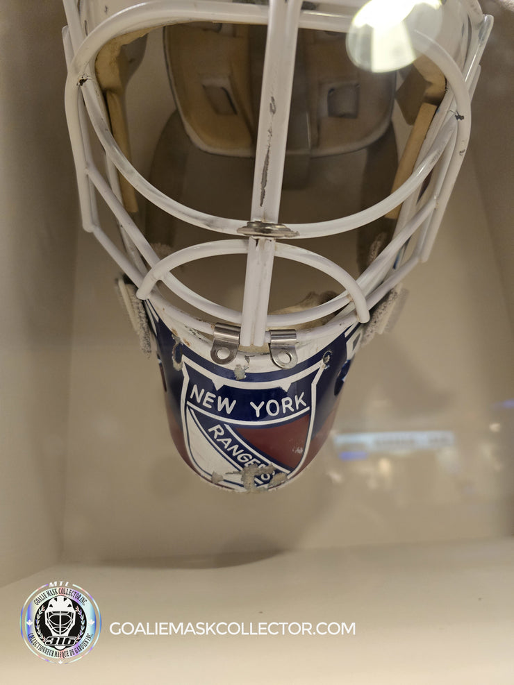Presale: Mike Richter Signed Goalie Mask New York Classic 1994 Painted on LGR-CUBBERLY RICHTER 94 Shell Signature Edition Tribute