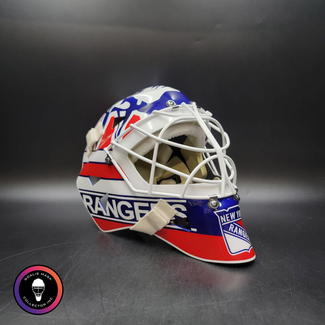 Mike Richter Goalie Mask Unsigned V1 New York Classic Tribute