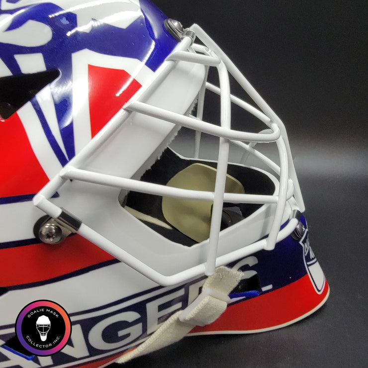 Mike Richter Goalie Mask Unsigned V1 New York Classic Tribute – Goalie ...