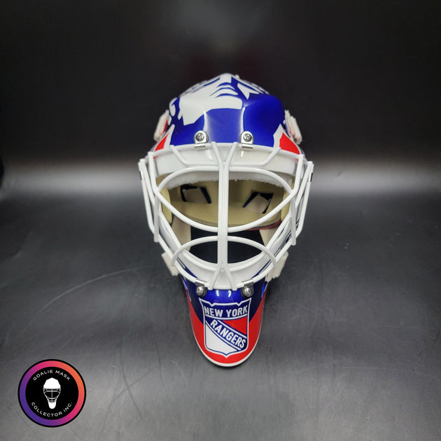 Mike Richter Goalie Mask Unsigned V1 New York Classic Tribute – Goalie ...
