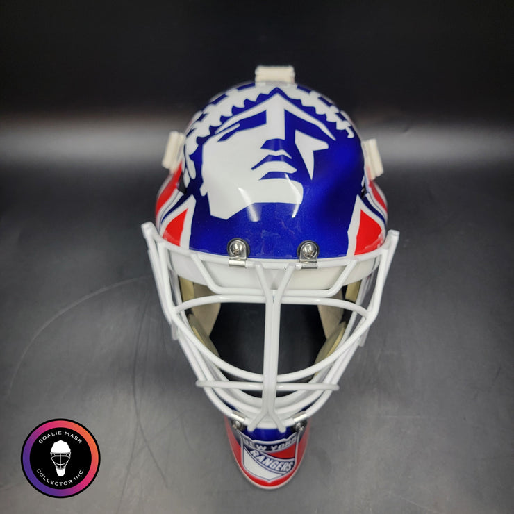 Mike Richter Goalie Mask Unsigned V1 New York Classic Tribute – Goalie ...