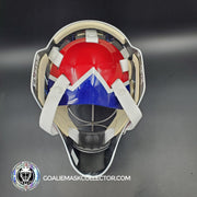 Mike Richter Goalie Mask Game Ready New York Rangers 2002-03 Made by Gary Warwick Painted By Ron Slater