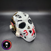 Murray Bannerman Goalie Mask Unsigned Chicago GAME WORN Edition Full Size Tribute