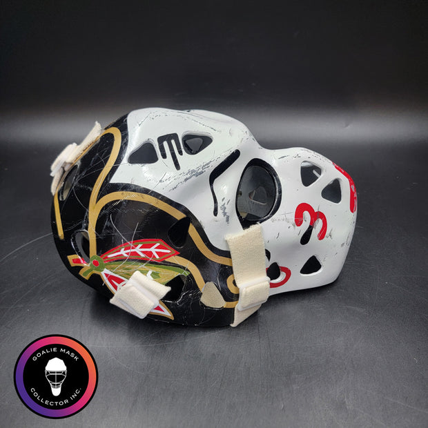 Murray Bannerman Goalie Mask Unsigned Chicago GAME WORN Edition Full Size Tribute