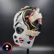Murray Bannerman Goalie Mask Unsigned Chicago GAME WORN Edition Full Size Tribute