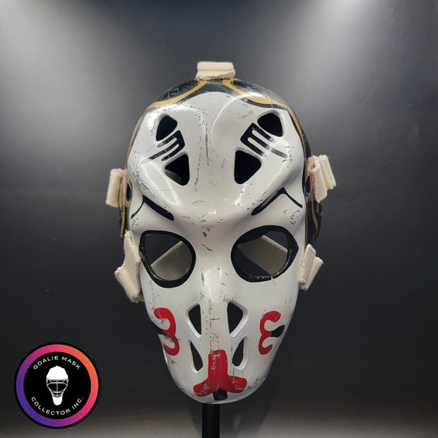 Murray Bannerman Goalie Mask Unsigned Chicago GAME WORN Edition Full Size Tribute