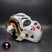 Murray Bannerman Goalie Mask Unsigned Chicago PRISTINE Edition Full Size Tribute