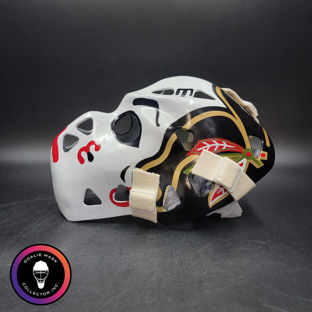 Murray Bannerman Goalie Mask Unsigned Chicago PRISTINE Edition Full Size Tribute