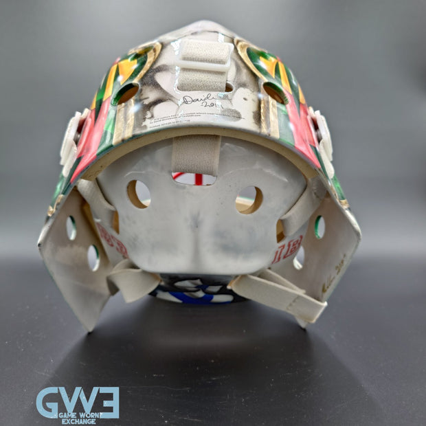 Niklas Backstrom Game Worn Goalie Mask 2014-15 Minnesota Wild "Wild Instincts Part II" By DaveArt and Dom Malerba Photo-Matched AS-03407