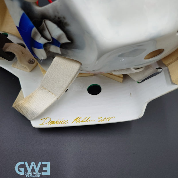 Niklas Backstrom Game Worn Goalie Mask 2014-15 Minnesota Wild "Wild Instincts Part II" By DaveArt and Dom Malerba Photo-Matched AS-03407