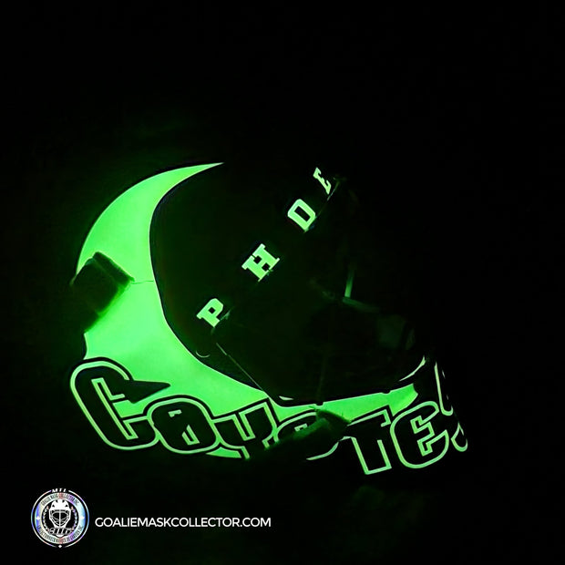 Nikolai Khabibulin Signed Goalie Mask Phoenix V2 GLOW IN DARK Signature Edition Autographed Tribute