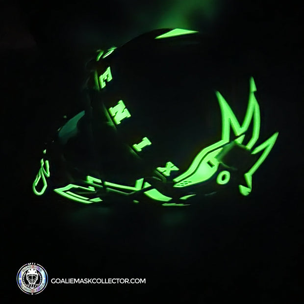 Nikolai Khabibulin Signed Goalie Mask Phoenix V2 GLOW IN DARK Signature Edition Autographed Tribute