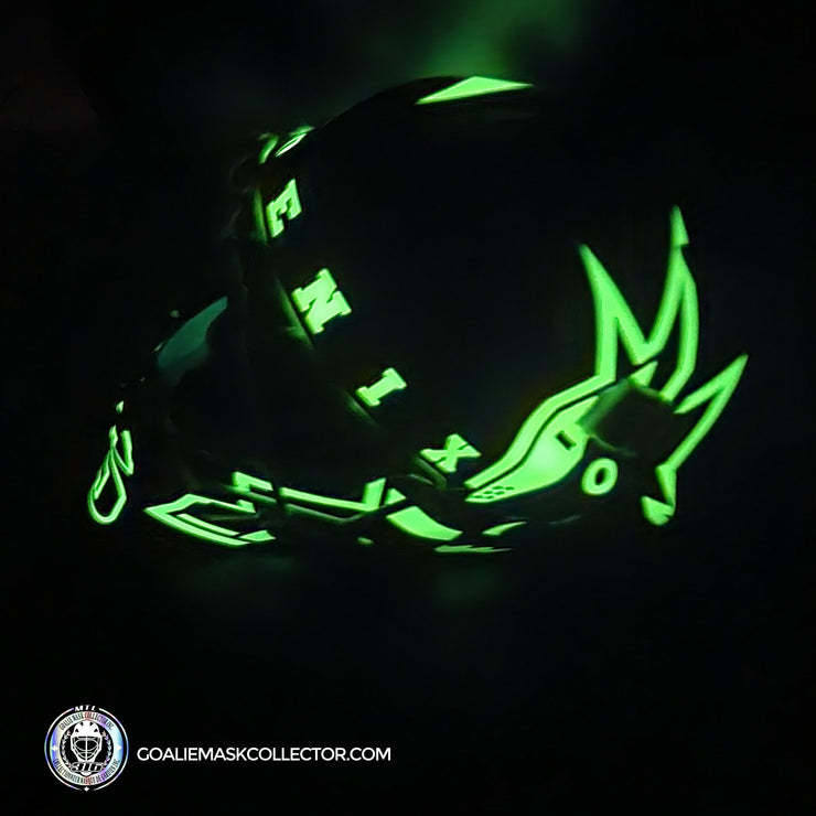 Nikolai Khabibulin Signed Goalie Mask Phoenix V2 GLOW IN DARK Signature Edition Autographed Tribute