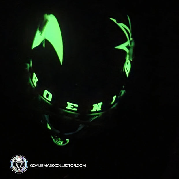 Nikolai Khabibulin Signed Goalie Mask Phoenix V2 GLOW IN DARK Signature Edition Autographed Tribute