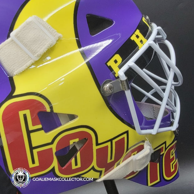 Nikolai Khabibulin Signed Goalie Mask Phoenix V2 GLOW IN DARK Signature Edition Autographed Tribute
