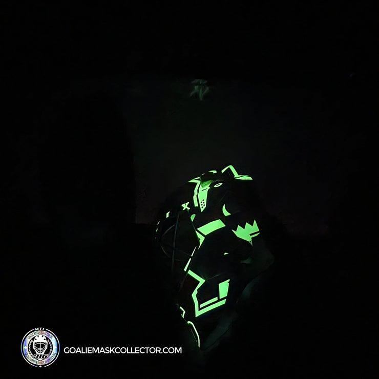 Nikolai Khabibulin Signed Goalie Mask Phoenix V2 GLOW IN DARK Signature Edition Autographed Tribute