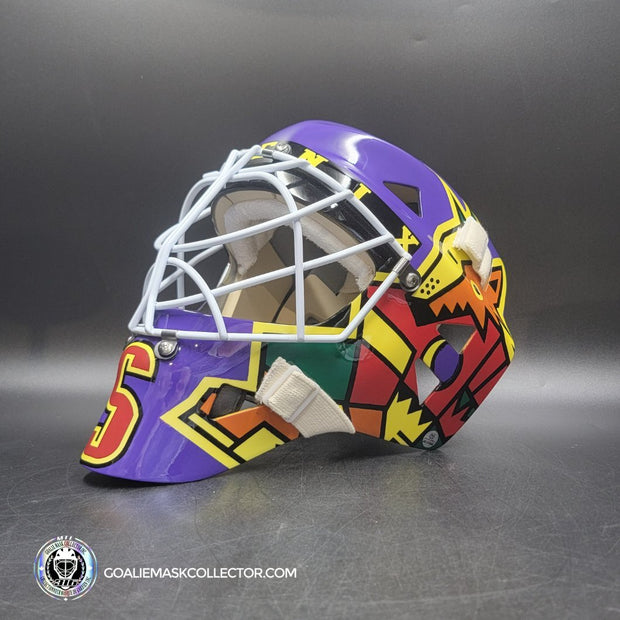 Nikolai Khabibulin Signed Goalie Mask Phoenix V2 GLOW IN DARK Signature Edition Autographed Tribute