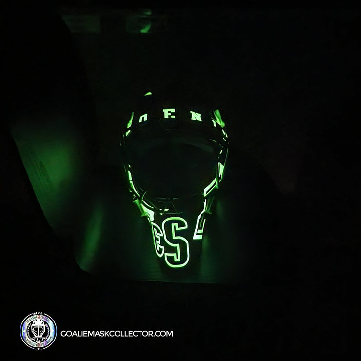 Nikolai Khabibulin Signed Goalie Mask Phoenix V2 GLOW IN DARK Signature Edition Autographed Tribute