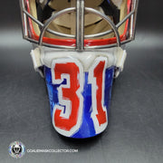 Ondrej Pavelec Goalie Mask Unsigned 2017 New York Bruce Springsteen Tribute