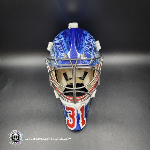 Ondrej Pavelec Goalie Mask Unsigned 2017 New York Bruce Springsteen Tribute