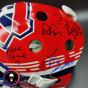 Patrick Roy Signed Goalie Mask Full Team Montreal Canadiens 1993 Stanley Cup Winning Team Autographed AS-03532