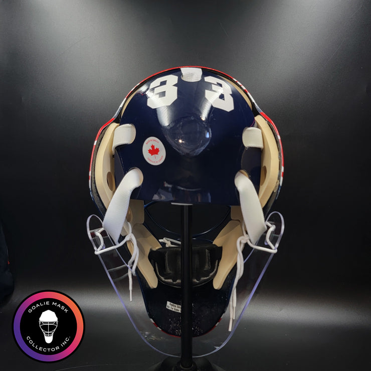 Patrick Roy Signed Goalie Mask Full Team Montreal Canadiens 1993 Stanley Cup Winning Team Autographed AS-03532