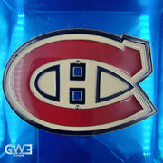 Patrick Roy Plaque Award Puck Game Used 1993 Montreal Canadiens Signed 20th Career Shutout AS-03202