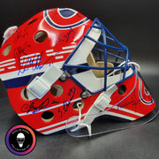 Patrick Roy Signed Goalie Mask Full Team Montreal Canadiens 1993 Stanley Cup Winning Team Autographed AS-03532