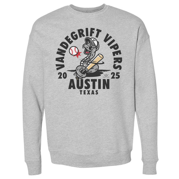 Crown Trio Vandegrift High School Baseball Mascot Snake WHT