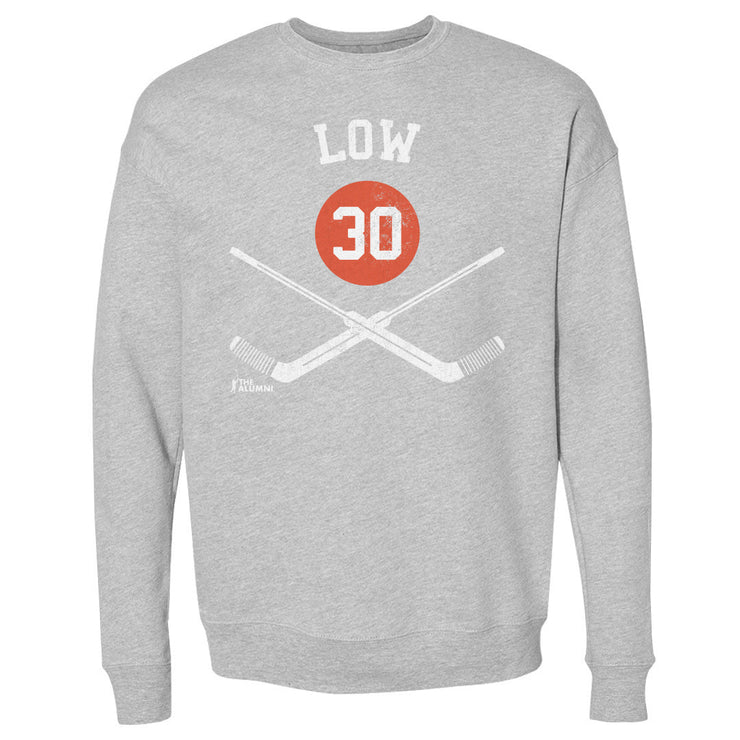 Ron Low Edmonton 30 Goalie Sticks WHT