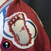 Patrick Roy 2001-2002 Colorado Avalanche Team-Signed Jersey CCM XL Autographed by Roy, Sakic, Forsberg, Blake, Hejduk AS-03522