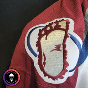 Patrick Roy 2001-2002 Colorado Avalanche Team-Signed Jersey CCM XL Autographed by Roy, Sakic, Forsberg, Blake, Hejduk AS-03522
