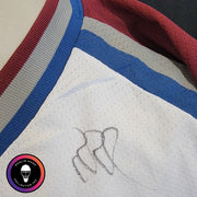 Patrick Roy 2001-2002 Colorado Avalanche Team-Signed Jersey CCM XL Autographed by Roy, Sakic, Forsberg, Blake, Hejduk AS-03522