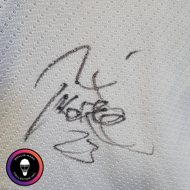 Patrick Roy 2001-2002 Colorado Avalanche Team-Signed Jersey CCM XL Autographed by Roy, Sakic, Forsberg, Blake, Hejduk AS-03522