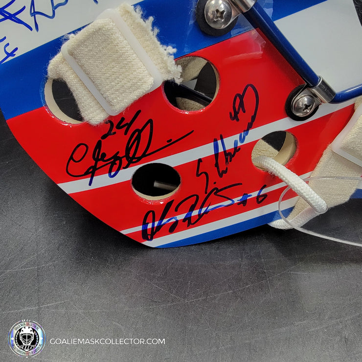 Patrick Roy Signed Goalie Mask Full Team Montreal Canadiens 1993 Stanley Cup Winning Team Autographed Premium + Added Autographs AS-03352