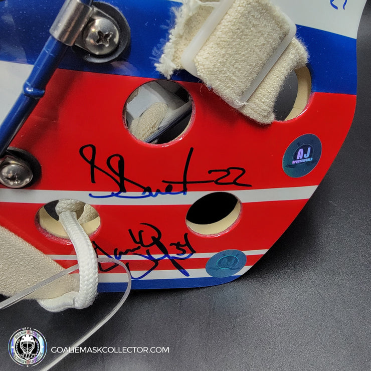 Patrick Roy Signed Goalie Mask Full Team Montreal Canadiens 1993 Stanley Cup Winning Team Autographed Premium + Added Autographs AS-03352