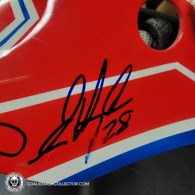 Patrick Roy Signed Goalie Mask Full Team Montreal Canadiens 1993 Stanley Cup Winning Team Autographed Premium + Added Autographs AS-03352