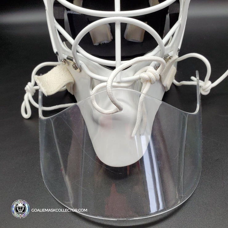 Patrick Roy Goalie Mask Unsigned 1986 Montreal Rookie with Throat Guar ...