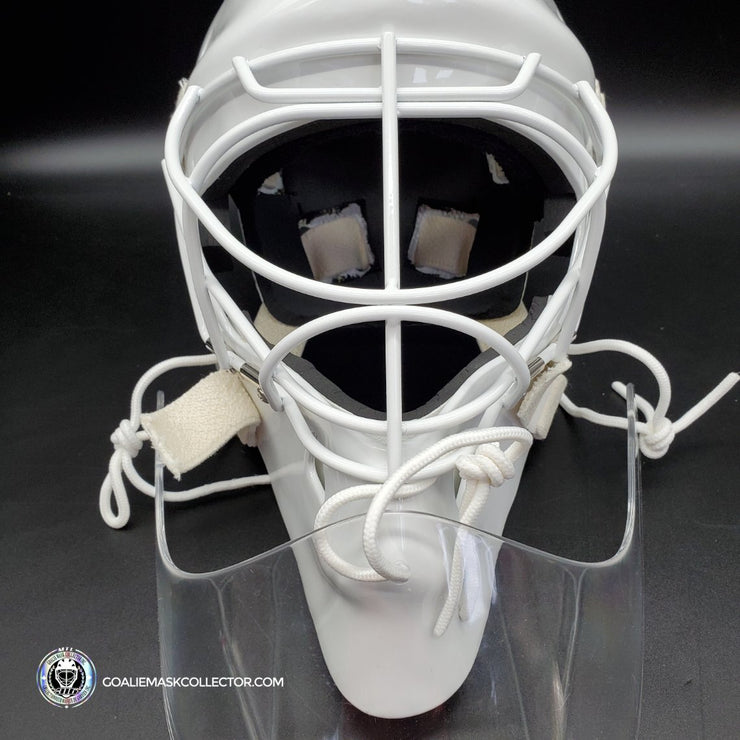 Patrick Roy Goalie Mask Unsigned 1986 Montreal Rookie with Throat Guar ...