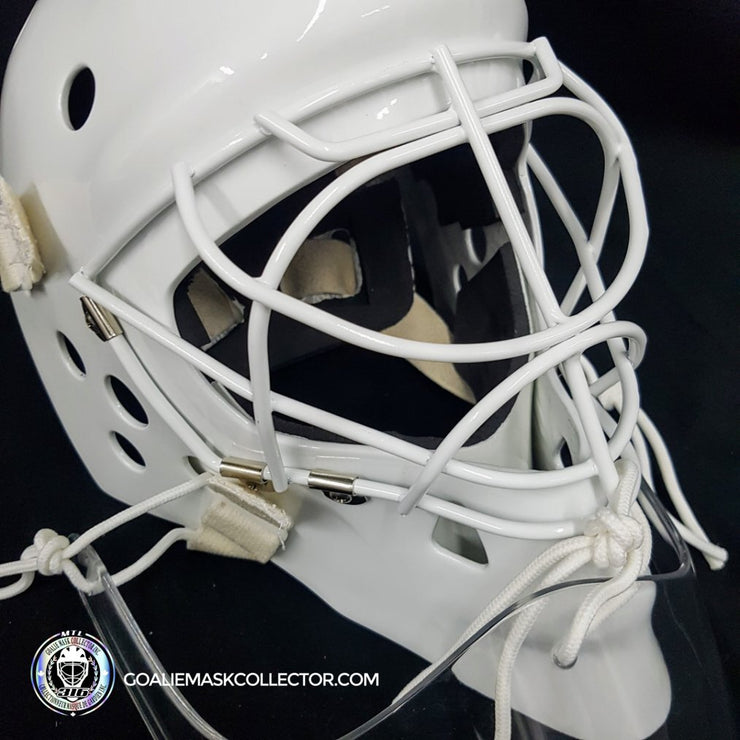 Patrick Roy Goalie Mask Unsigned 1986 Montreal Rookie with Throat Guar ...