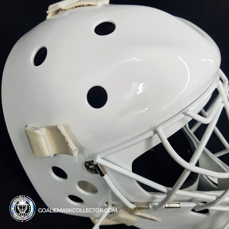 Patrick Roy Goalie Mask Unsigned 1986 Montreal Rookie with Throat Guar ...